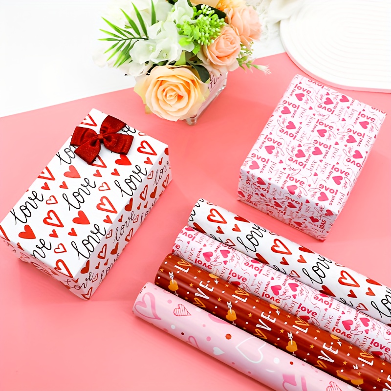 Love Letter Gift Gift Wrapping Paper Christmas Thanksgiving - Temu