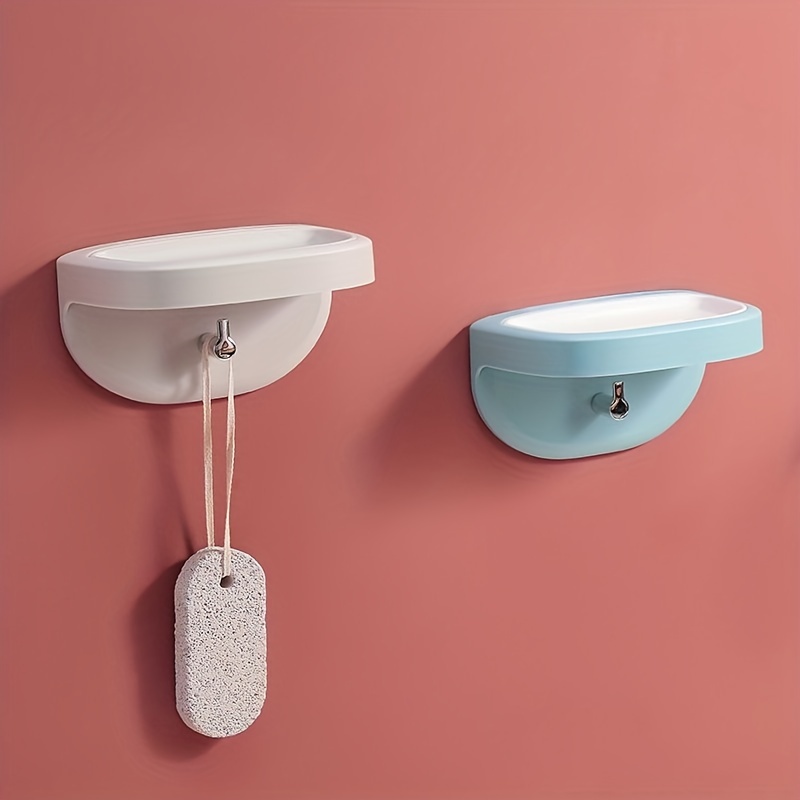 Soap Dish, Self-adhesive Soap Holder, Bathroom Wall-mounted Soap