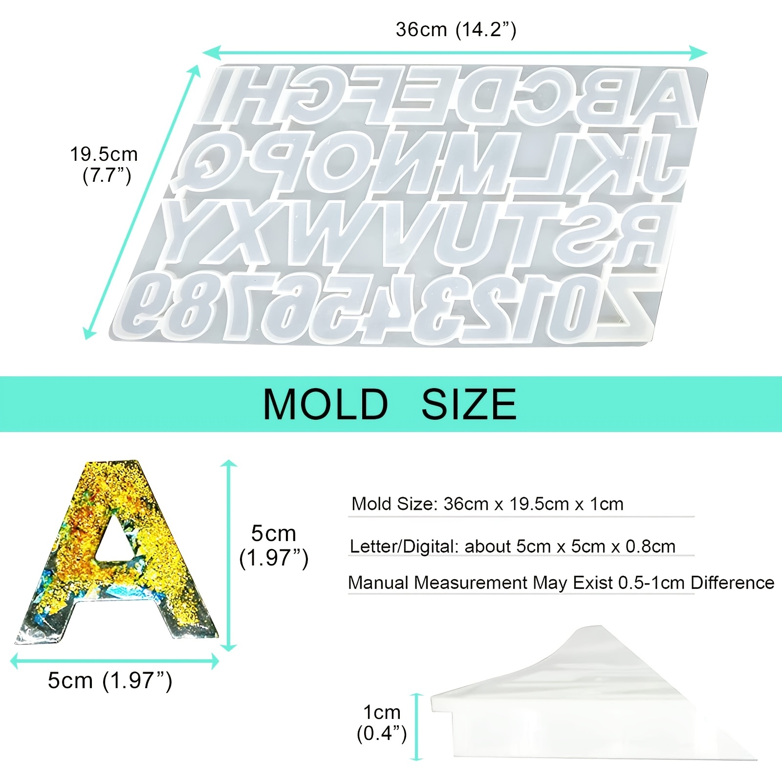 Alphabet Resin Silicone Molds Alphabet Keychain Resin Molds - Temu