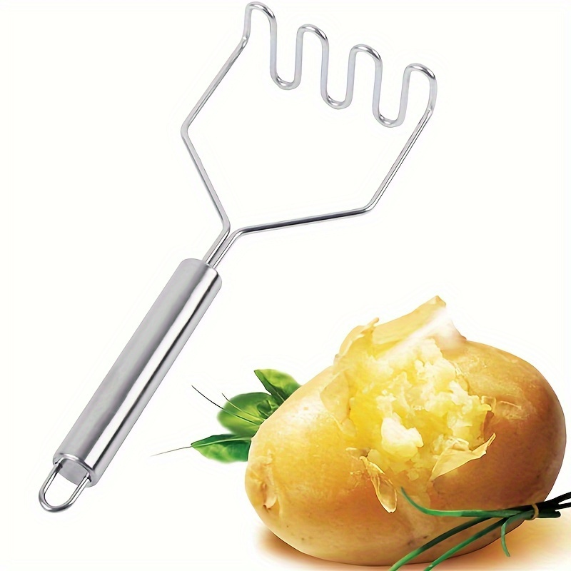 Potato Masher, Stainless Steel Kitchen Masher Tool, Potato Avocado