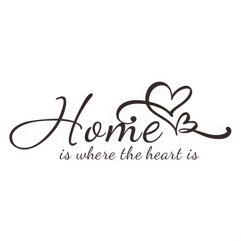 Adesivo Murale Home is where the heart is - Stickers Factory