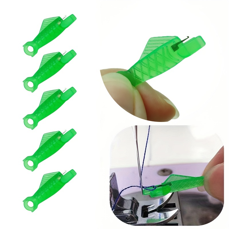 10Pc Mini Fish Shape Sewing Machine Needle Threader with Hook Plastic  Stitch Insertion Tool Elderly Quick Automatic Threader - AliExpress
