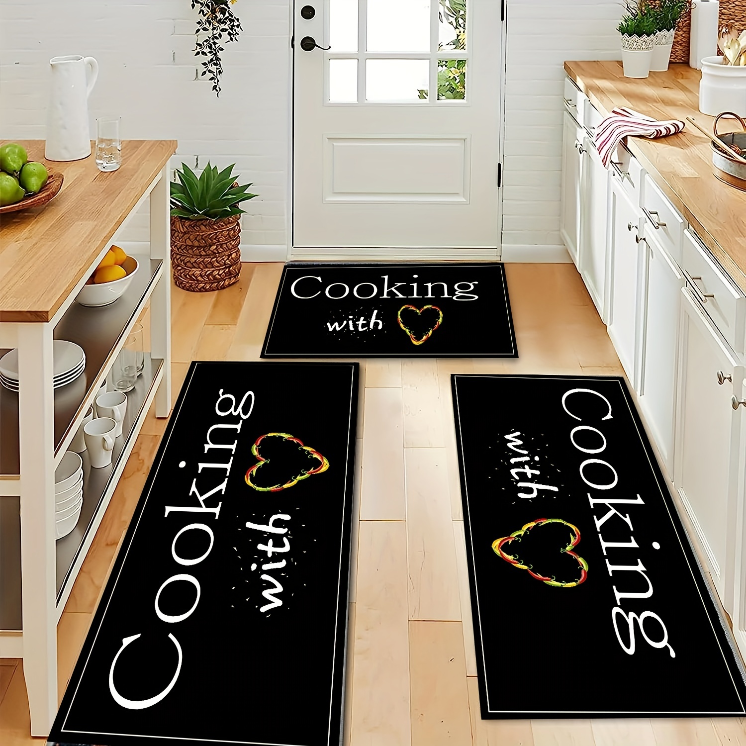 Soft Thickened Kitchen Floor Mat Non slip Oil proof Floor - Temu