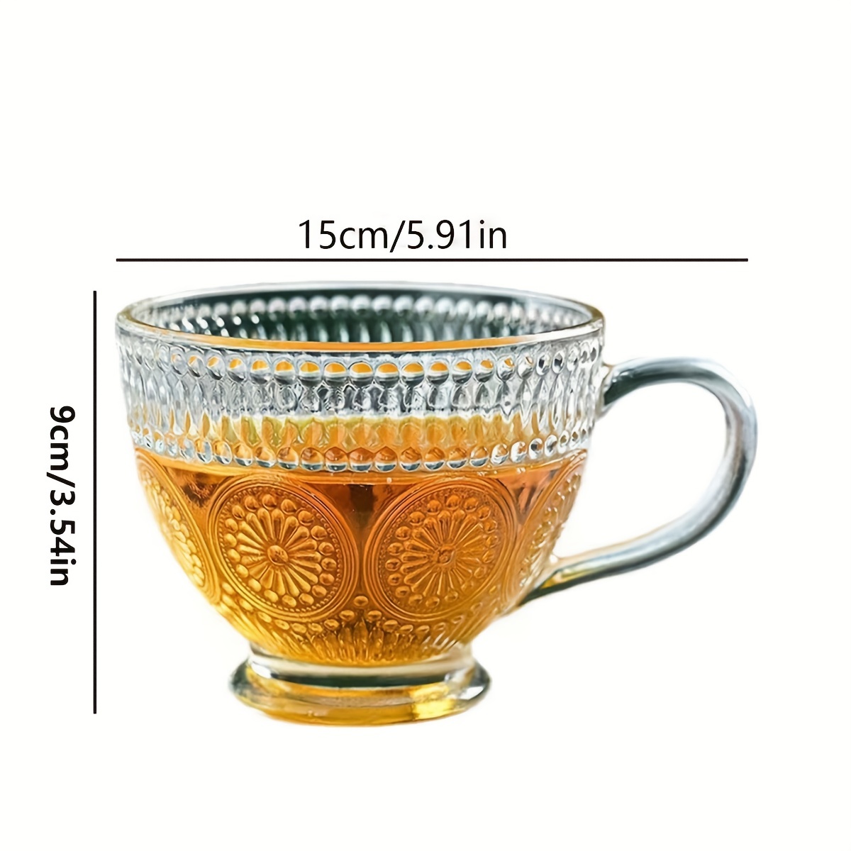 Boho Style Glass Cup With Lid And Straw Sunflower Pattern - Temu