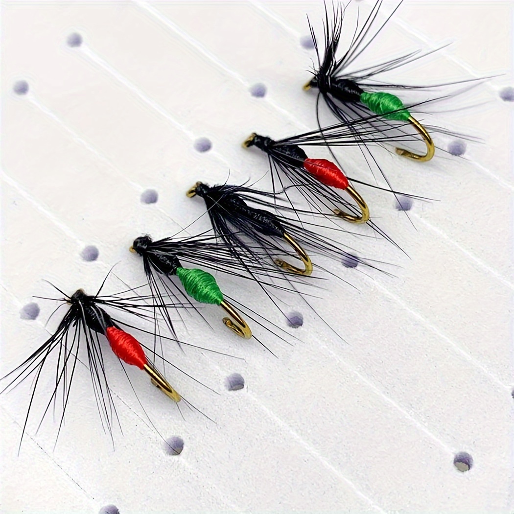 30pcs Fly Fishing Lures Kit Nymph Dry Flies Trout Fly Fishing Flies Bait  Hook