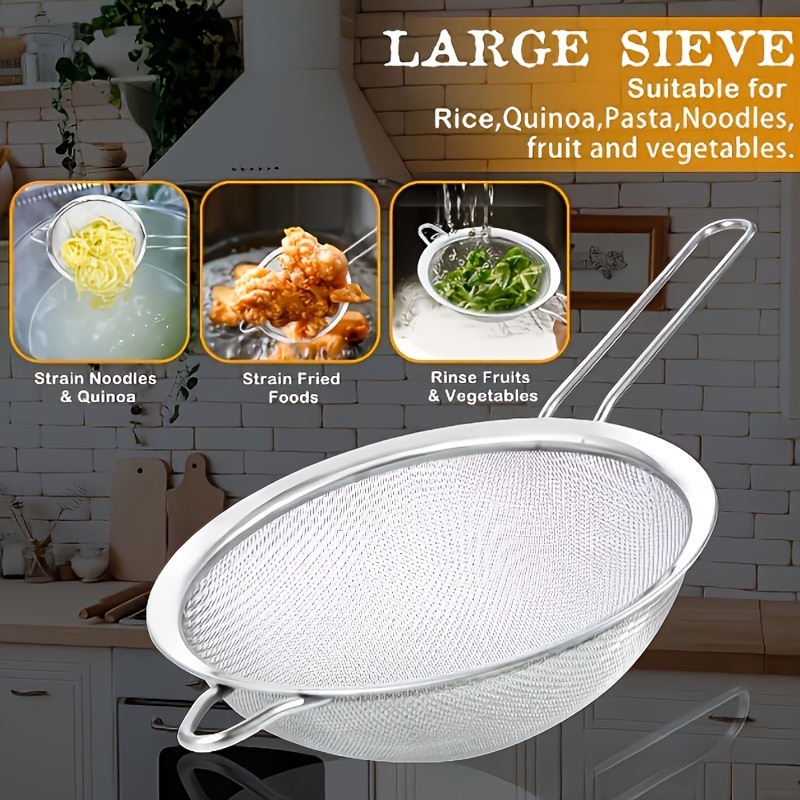 Fine Mesh Filter High Quality Stainless Steel Colander - Temu