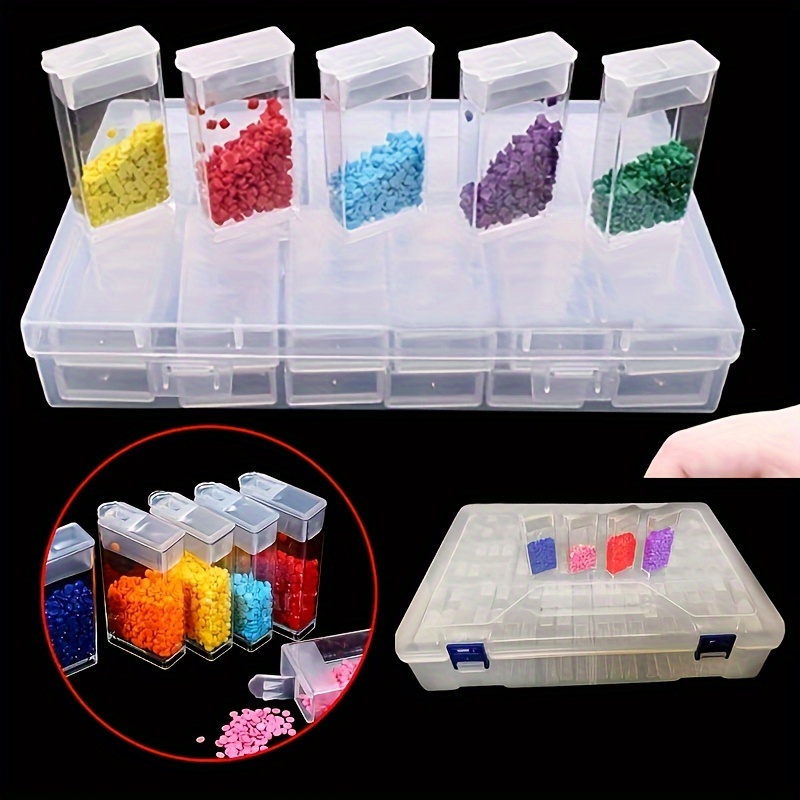 Plastic Large Organizer Box Paint Storage Nail Organizer Box - Temu