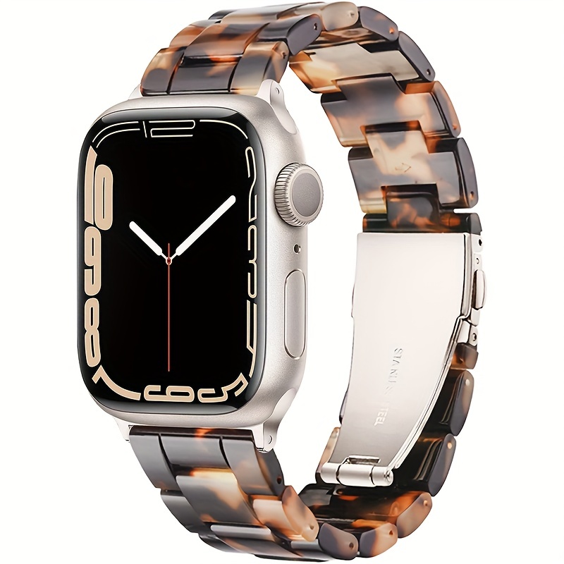 Designer Band Compatible with Apple Watch Band 38mm 40mm 41mm Men and Women,  Luxury Genuine Leather Replacement Wristbands Strap for iWatch Apple Watch  Series 7/6/5/4/3/2/1/SE : : Electronics