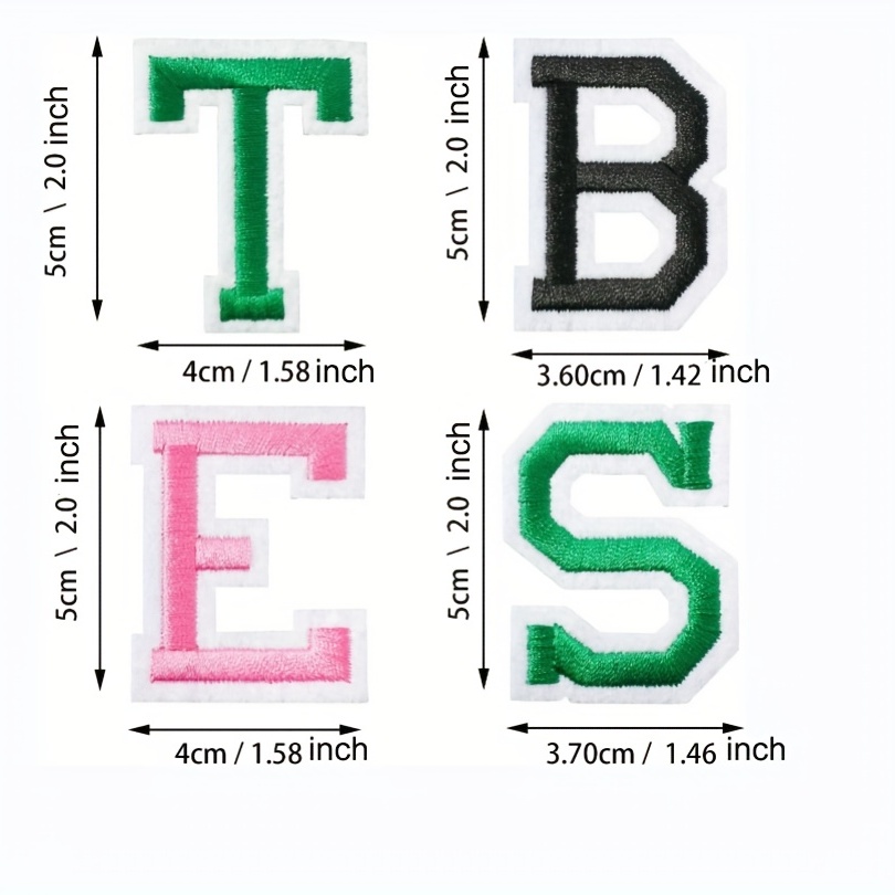 52 Pcs Alphabet Number Stickers Colorful Adhesive Letter Stickers