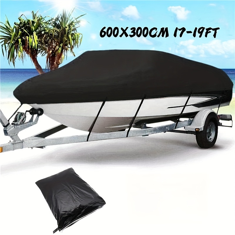 17 19ft V Hull Waterproof Boat Cover 210d Oxford Cloth Boat Cover Yacht  Cover Uv Protection Boat Cover - Sports & Outdoors - Temu