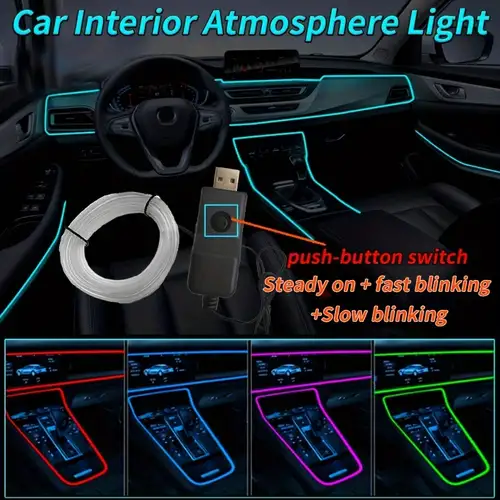 2 STÜCKE LED Auto Getränkehalter Lichter für Modell 3/Y/S/X, 7