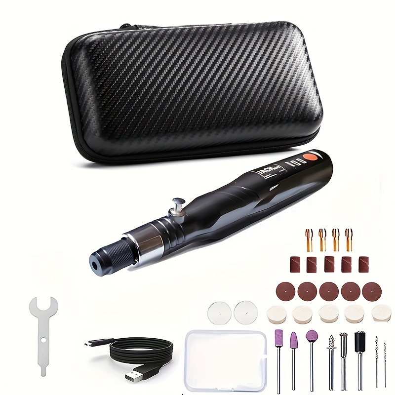 Mini Drill, Rotary Tool Kit With Rotary Tool Accessories & Flex Shaft, 3  Variable Speed Rotary Multi-tool For Crafting Diy Project, - Temu