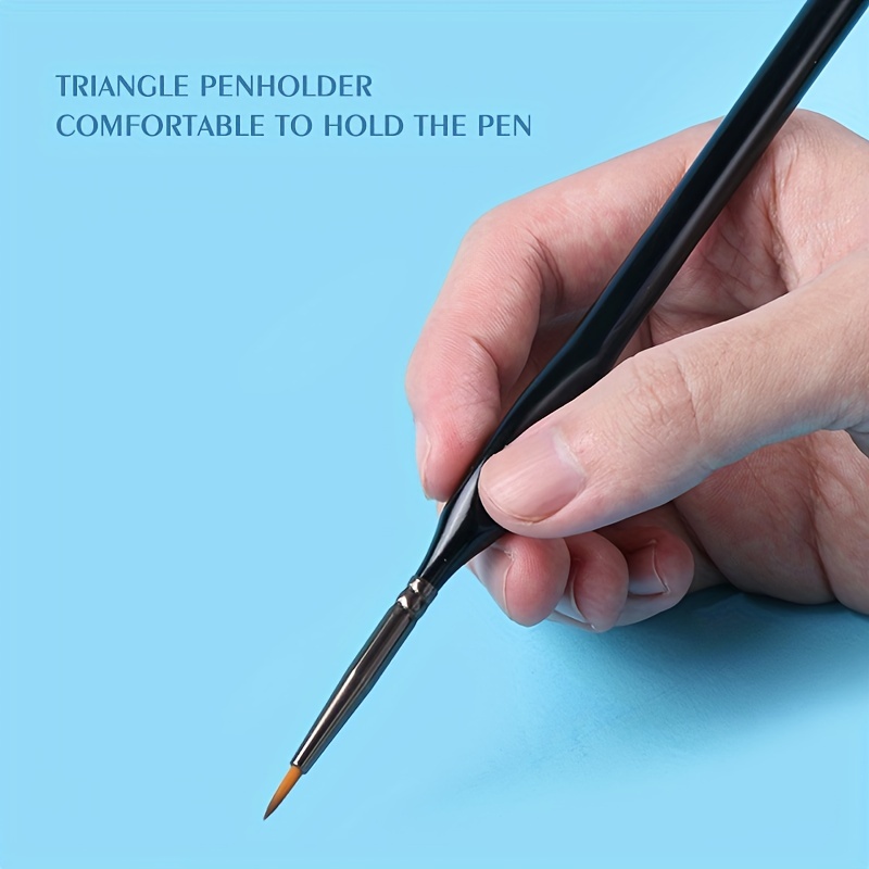 Miniature Paint Brushes Set Fine Detail Set Artist Paint - Temu