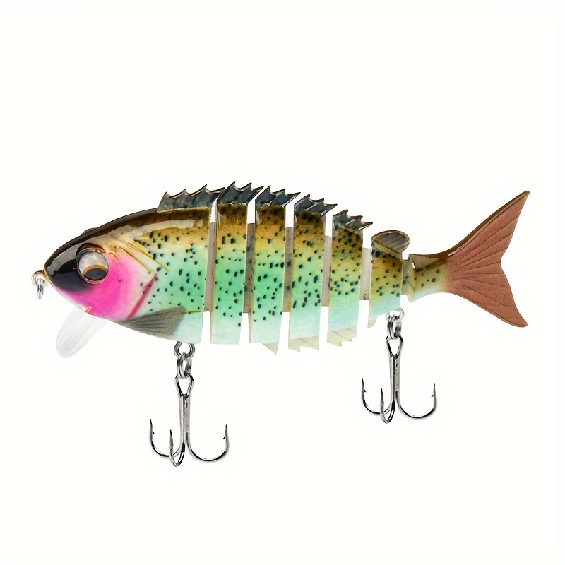 Slow Sinking Hard Bait Artificial Bionic Swimbait Plastic - Temu