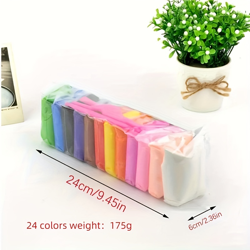 100g DIY Slime 6 Color Clay Light Weight Modeling Air Dry No