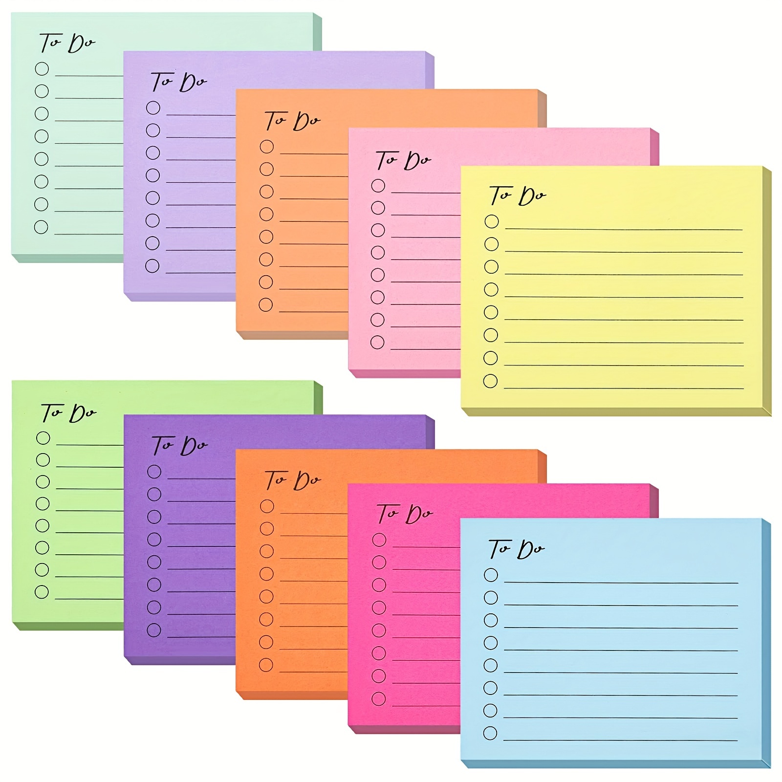 Line Sticky Notes Memo Pads Self adhesive Memo Pads Book - Temu