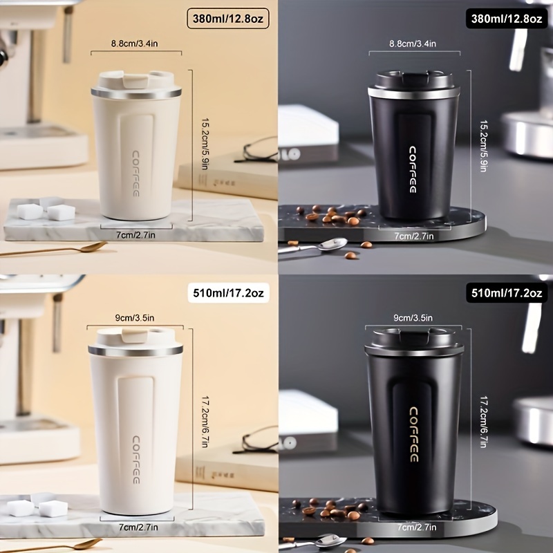Insulated Stainless Steel Coffee Cup And Water Bottle - Portable And  Durable - Temu