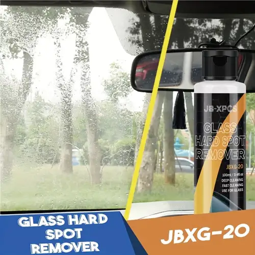 RJDJ Oil Film Remover for Glass, Car Glass Oil Film Remover, Car Glass Oil Film Stain Removal Cleaner, Car Windshield Cleaner, Automotive Glass Cleaner