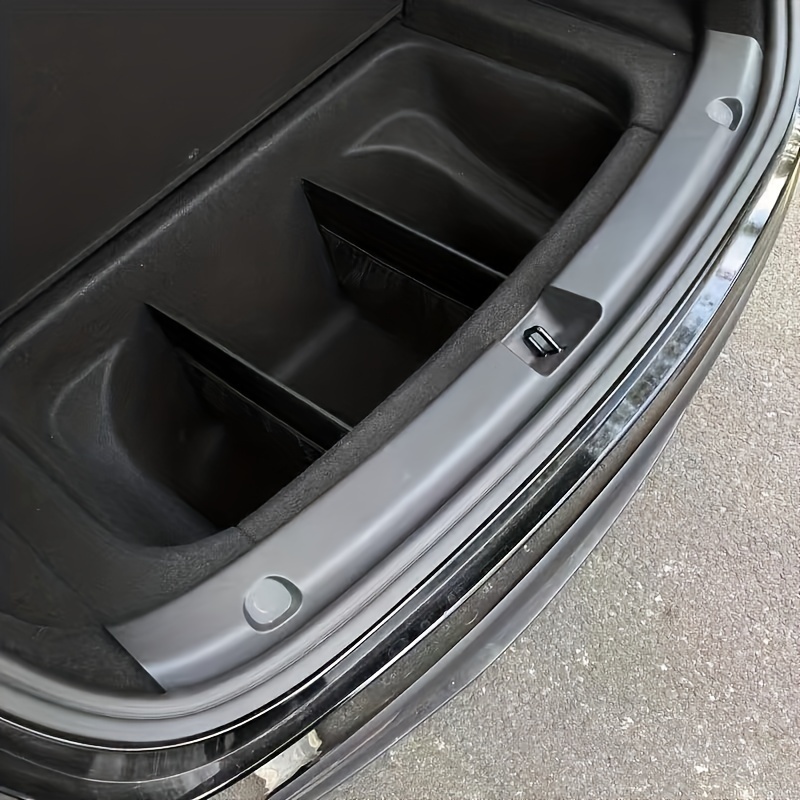 Neue Auto Aufbewahrungsbox Für Tesla Model Y Model 3 Model S Model X  Kofferraum Seiten Aufbewahrungsbox Flocking Pad Partition Storage N2D2 Von  7,77 €