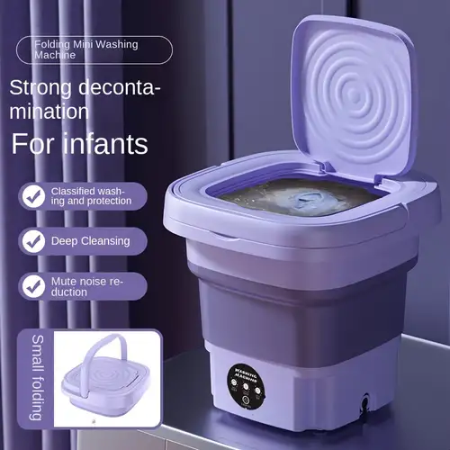 2.5L Capacity Portable Mini Washing Machine , Smart Washer Socks Underwear,  for Dormitory,Travel,Camping,Apartment