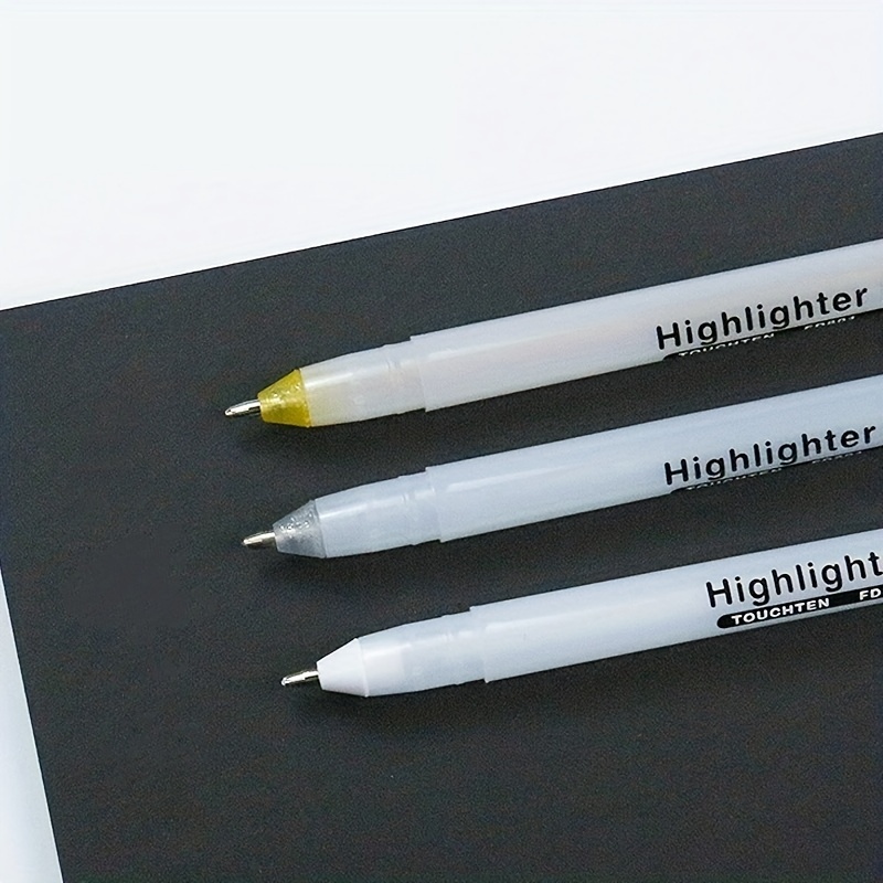 Bolígrafo de pintura permanente blanco de escritura suave