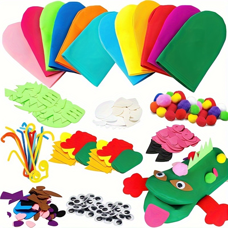 Mega Arts and Crafts Kit para niños de 4 a 8 años, suministros de arte para  niños pequeños para preescolar, jardín de infantes, proyectos de escuela