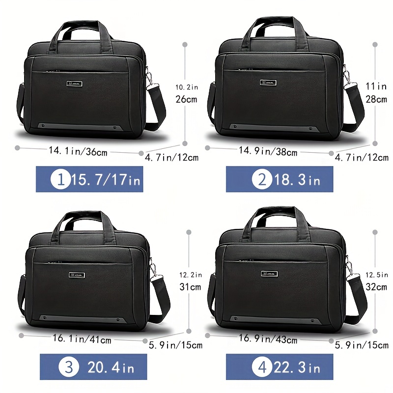 15.6 Inch And 17.3 Inch 3 In 1 Computer Laptop Carry Bag Office