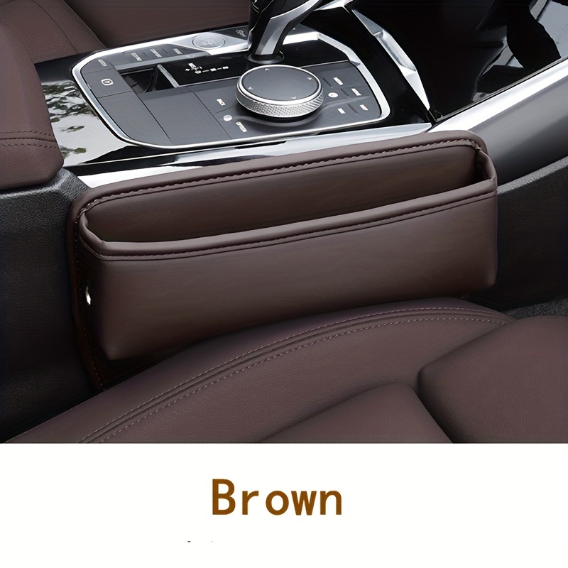 Upgrade Your Car with PU Leather Seat Gap Organizer