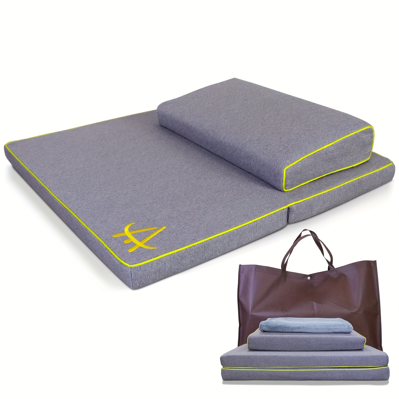 Embroidered Yoga Meditation Cushion Pillow Soft Mat Set - Temu