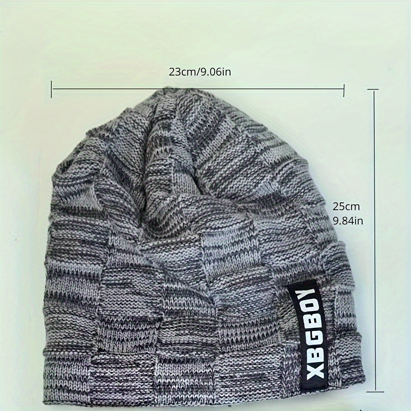 Winter Hat Neck Gaiter Set Velvet Thickened Beanie Hat Ear Protection
