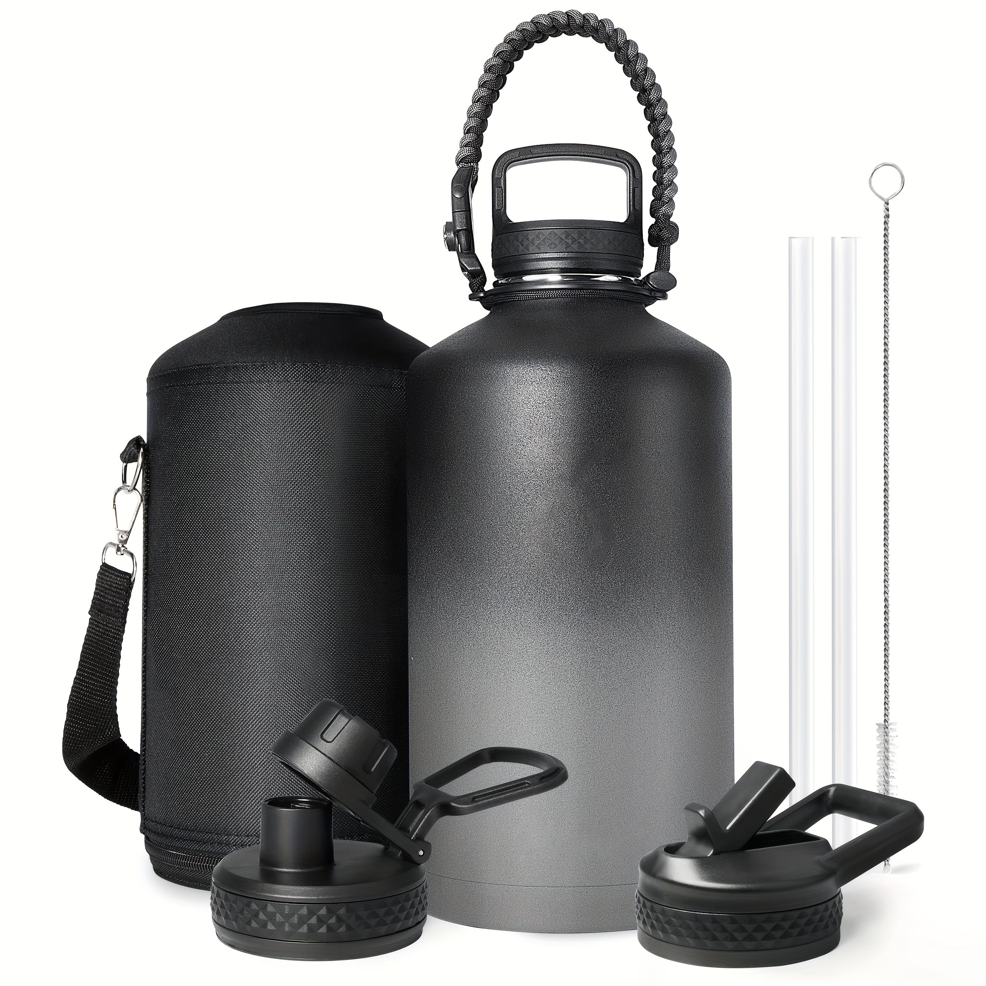 Stainless Steel Metal Water Bottle Vacuum Insulated Reusable Leak