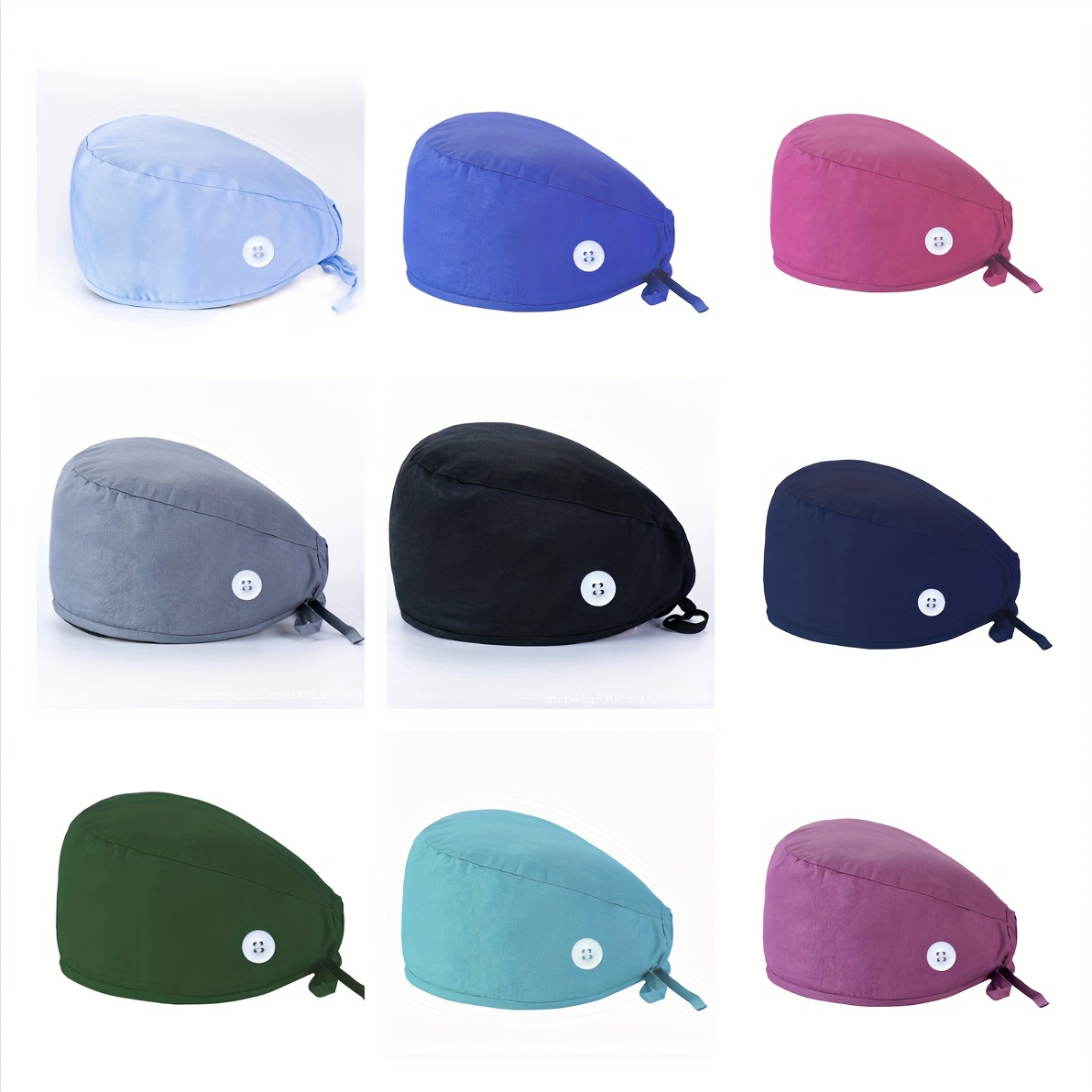 Scrub caps for men, scrub hats, surgical hat, nurse cap, solid purple