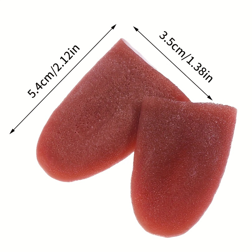 2pcs Halloween Silicone Rubber Tongue Decompression Toy - Funny Halloween  Prank for Whole Person - Horror False Simulation