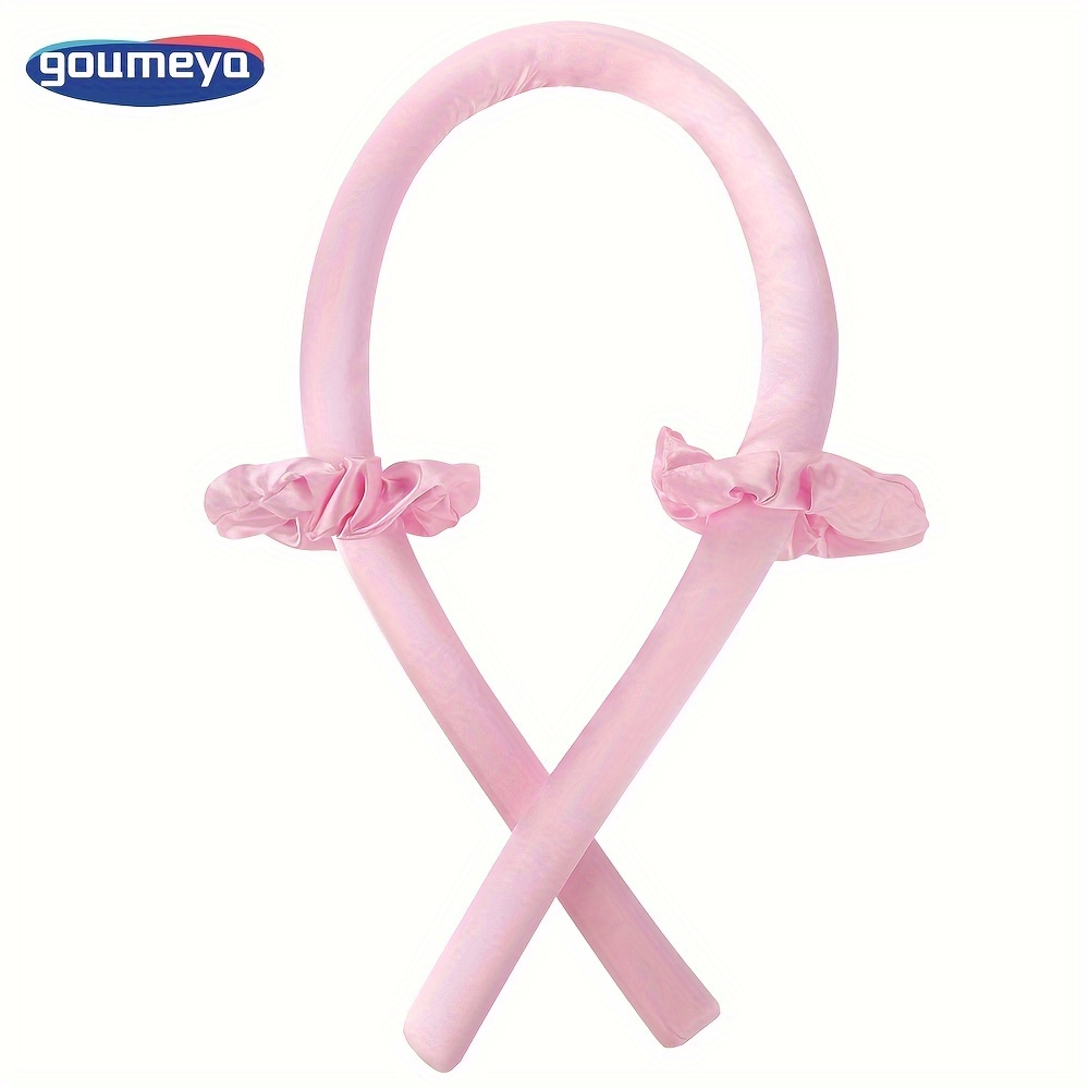heatless curling rod headband no heat ribbon curling rod hair roller   with hair ties lazy natural soft wave diy hair rollers styling tool for sleep in overnight details 10