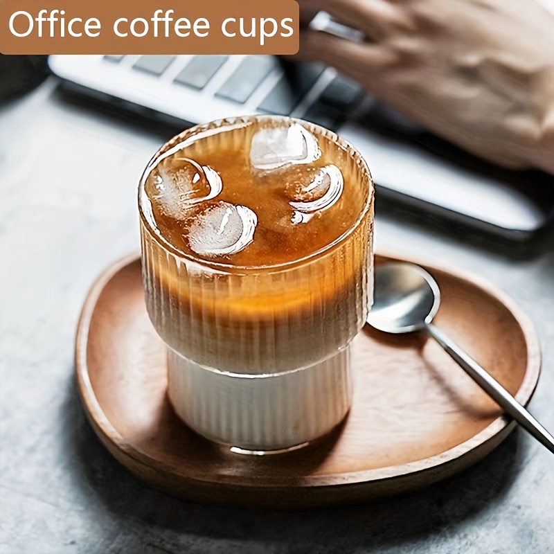 Water Glasses Origami Style Glass Tumblers Iced Coffee - Temu