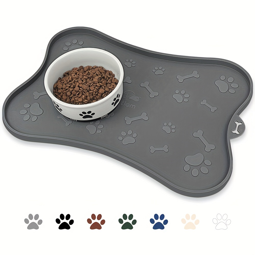 Pet Placemat, Dog Food Bowl Mat, Cat Feed Mat, Cat Dog Drinking Feeding  Placemat, Waterproof Pet Bowl Pad, Feeder Mats - Temu