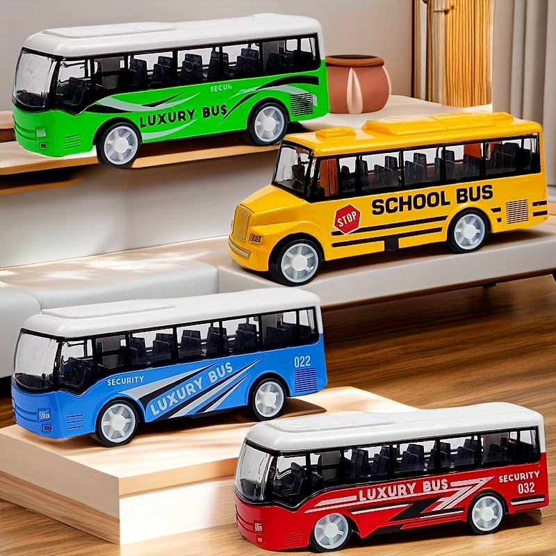Simulation 1 : 36 modèle de bus en alliage, voiture jouet pour enfants,  modèle de bus rétractable, cadeau pour garçon. - Temu Belgium