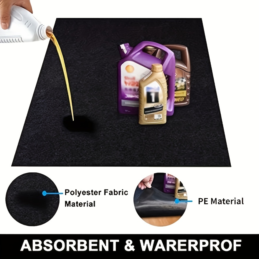 36 X 91 Garage Floor Mat Waterproof Backing Absorbent Pad Protects Floor