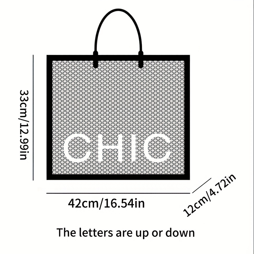The Tote Bags PVC Transparent Shopping Bag for Women Pink Bag Large  Capacity Clear Composite Bag Waterproof Letter Shoulder Bags