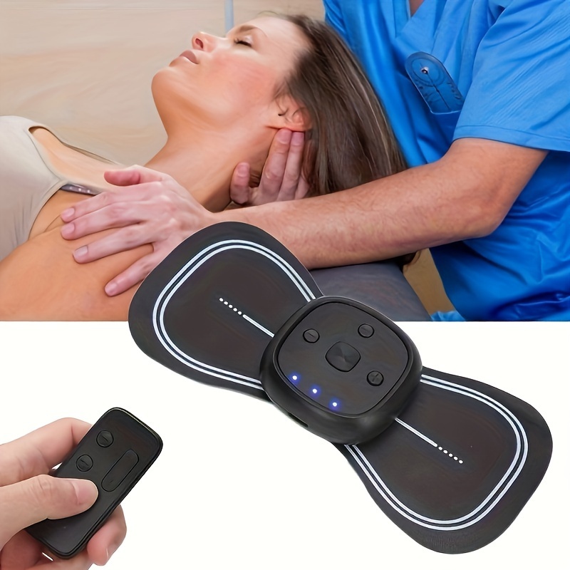 USB Rechargeable Neck Massager 3 Modes 15 Intensity Remote Control