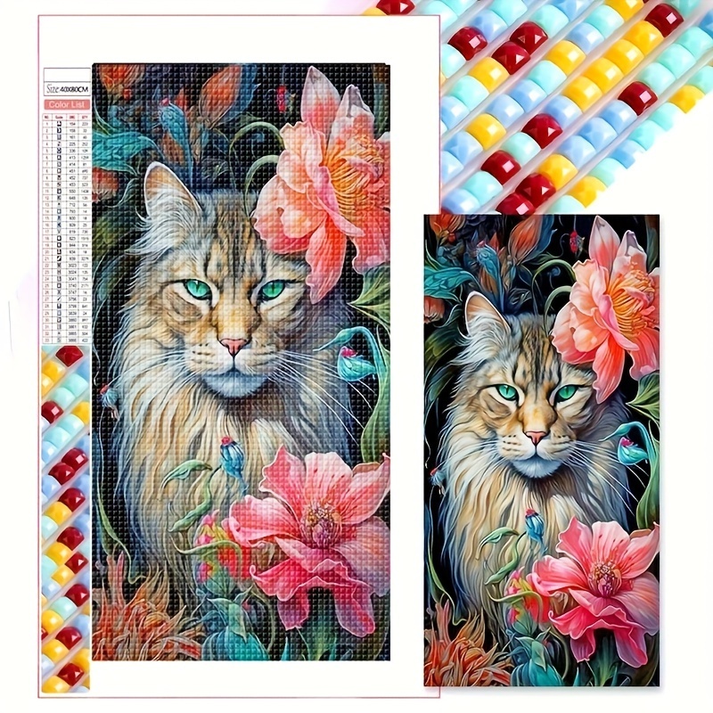 Cheap New 5D DIY Diamond Painting Cute Cat Diamond Embroidery Animal Cross  Stitch Crafts Full Round Drill Home Decor Art Gift