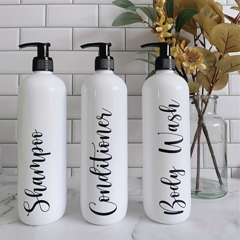 3 Flaconi Ricaricabili Shampoo E Balsamo Dispenser Shampoo - Temu  Switzerland