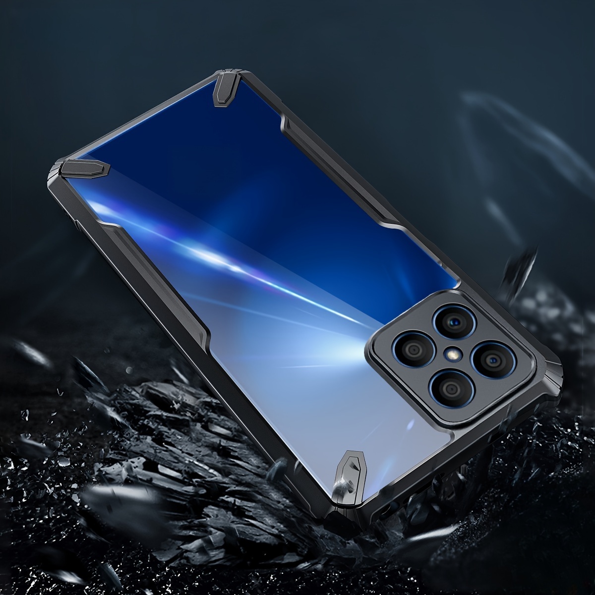 Funda de gel delgada de silicona transparente para teléfono Honor X6