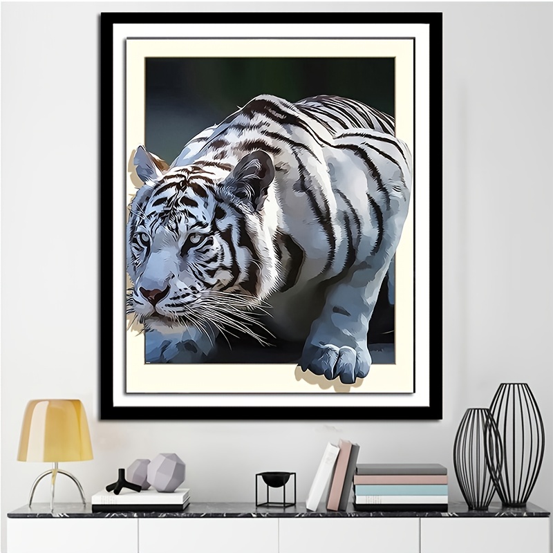 New Arrival 2023 5D Diamond Painting Large Size Tiger Full Round Square  Drill Mosaic Picture Big Cat Handicraft Embroidery H147