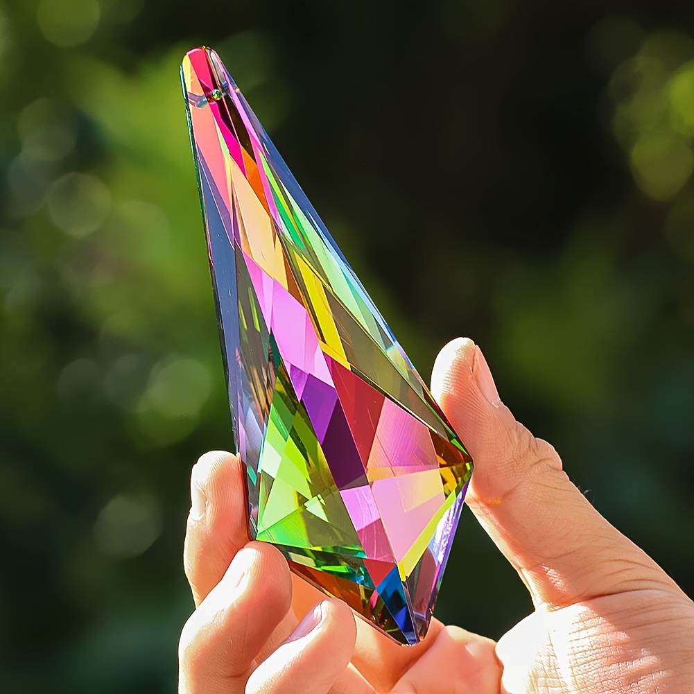 Hanging Crystal Chandelier Suncatchers Prism Pendant Rainbow - Temu