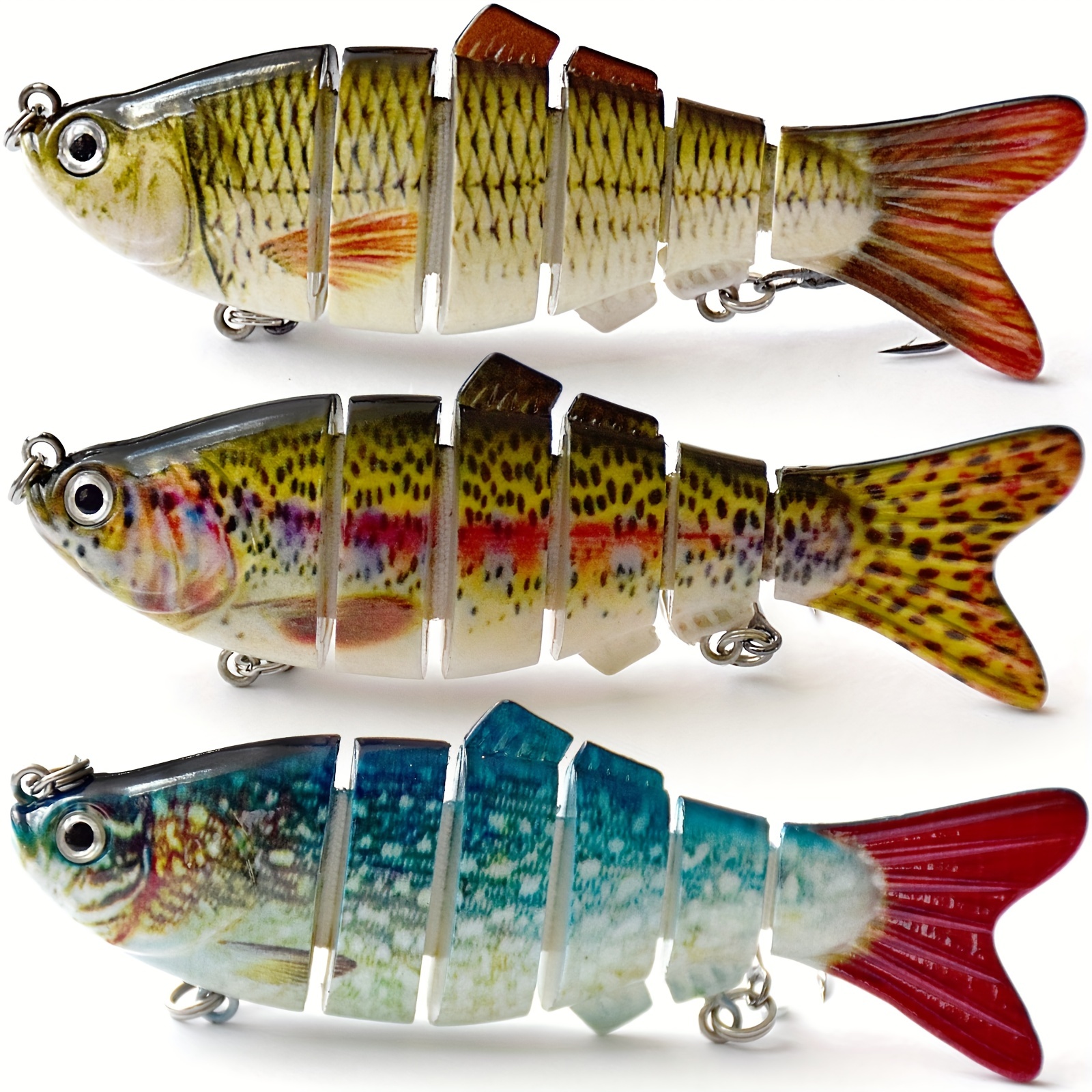 Lifelike Multi jointed Swimbaits Bass Trout Fishing Slow - Temu