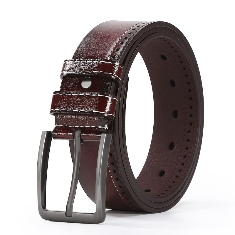 Pin Type Casual Wear Mens Leather Belts