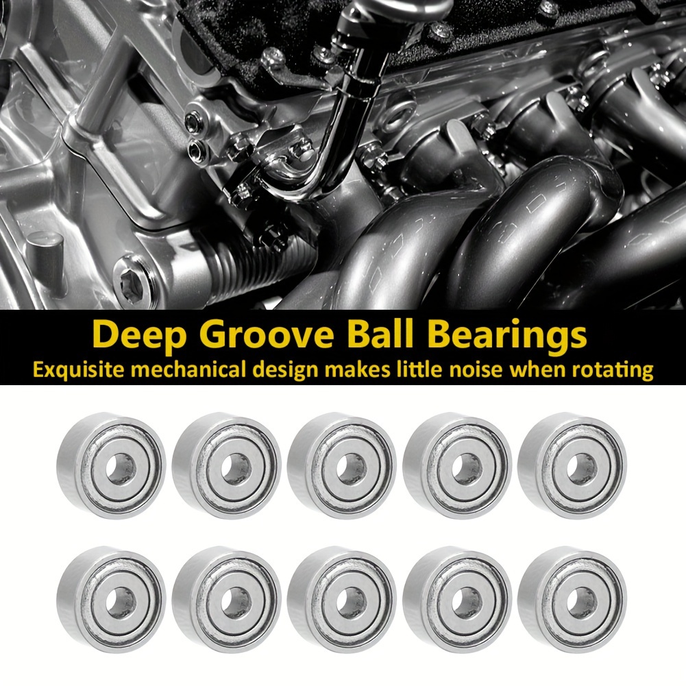 608ZZ Deep Groove Ball Bearing 8x22x7mm Double Sealed Chrome