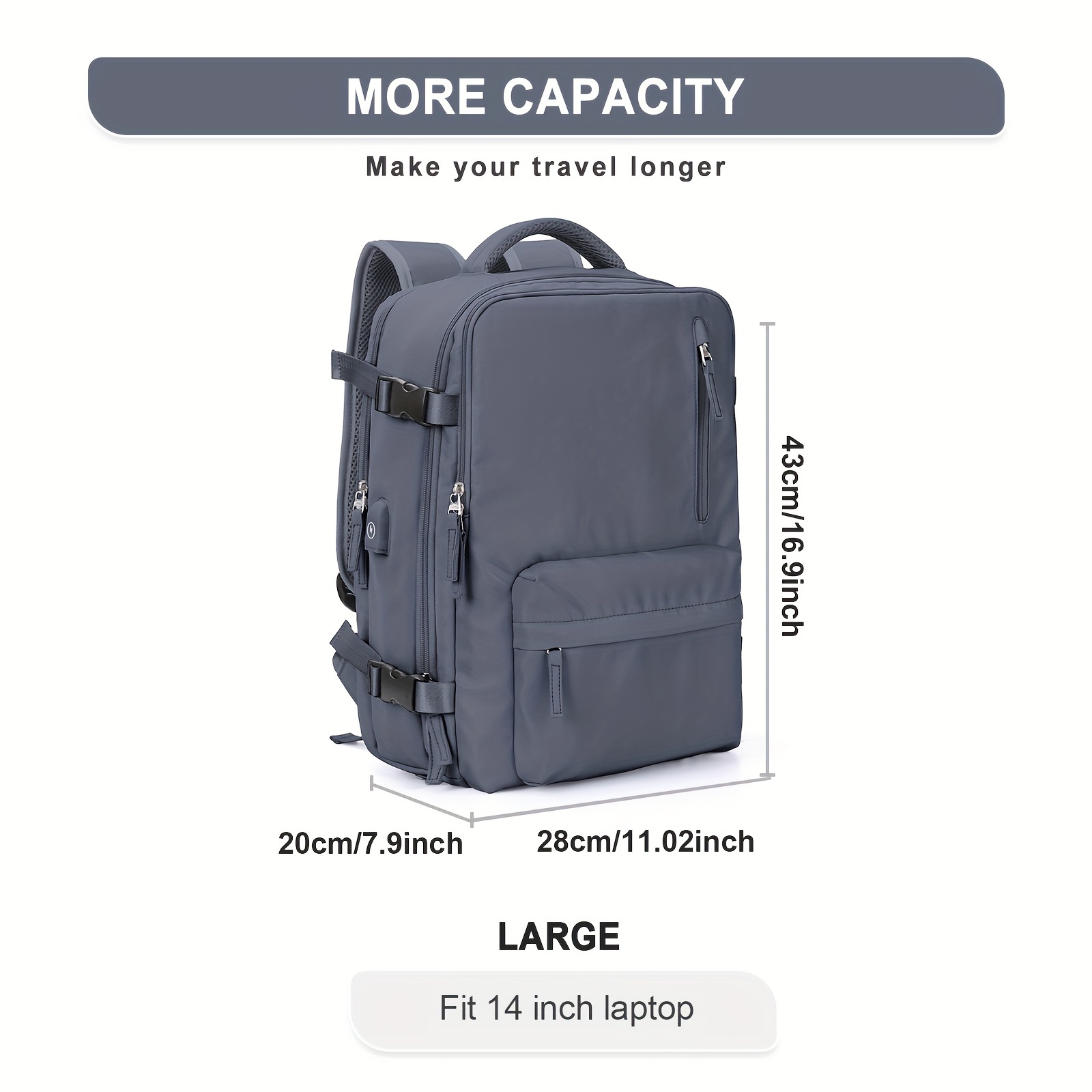 Large Capacity Lightweight Multifunctional Travel Backpack - Temu Lithuania