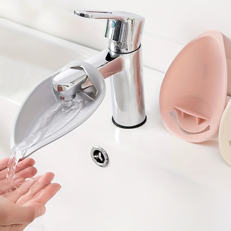 Prolongateur de robinet pour les enfants tout-petits, extension de robinet,  guide de robinet rallonge d'évier long dispositif de lavage des mains à  l'eau